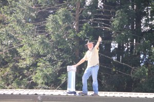 No leaks and the smoke comes out the appointed place. Success.