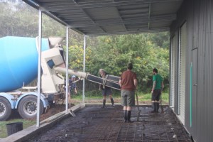 The truck made things easier but too difficult to handle without the team